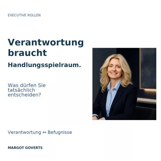Verantwortung braucht Handlungsspielraum